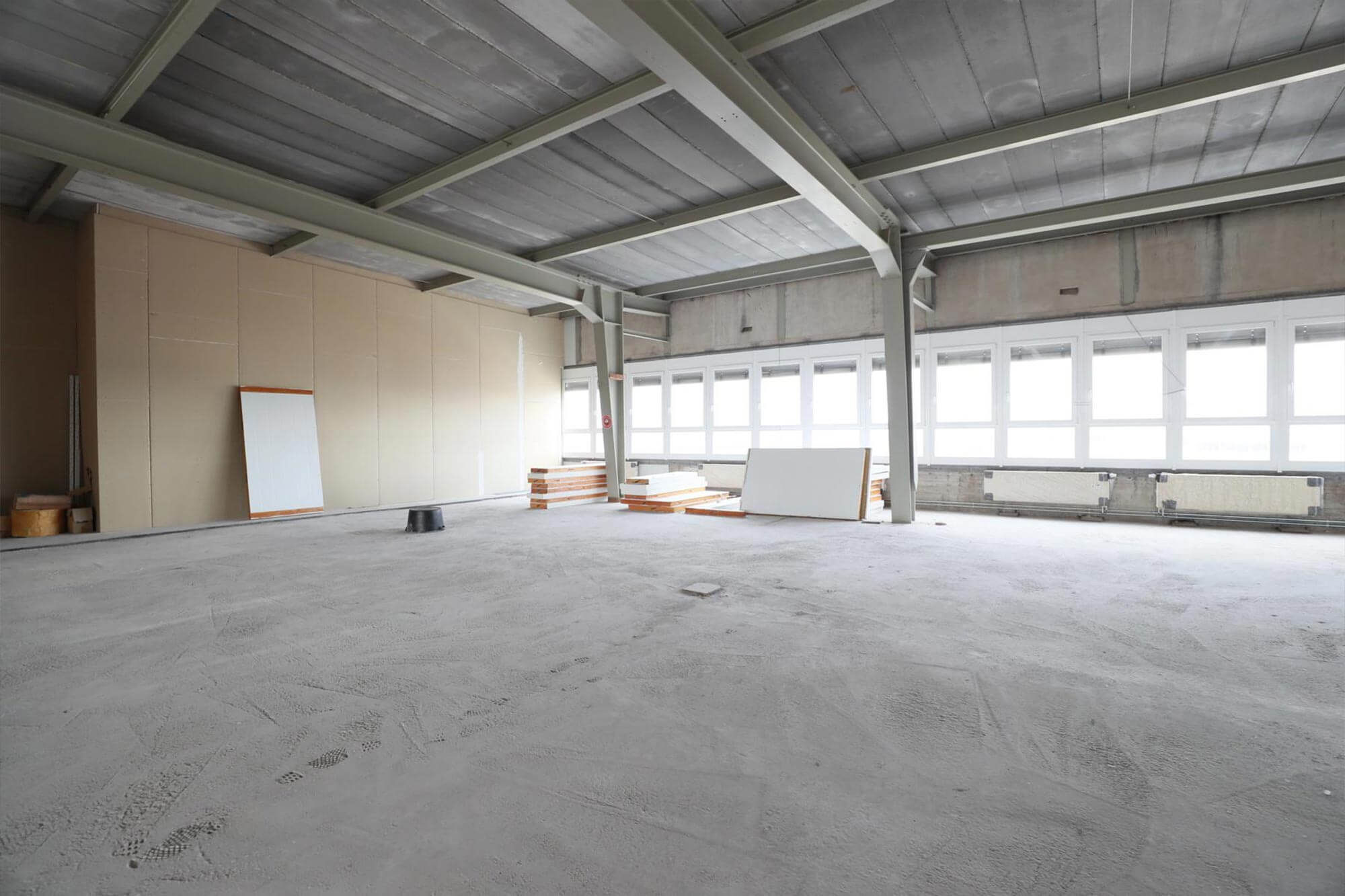 Umbauten einer mietbaren Lagerfläche im HAG Quartier