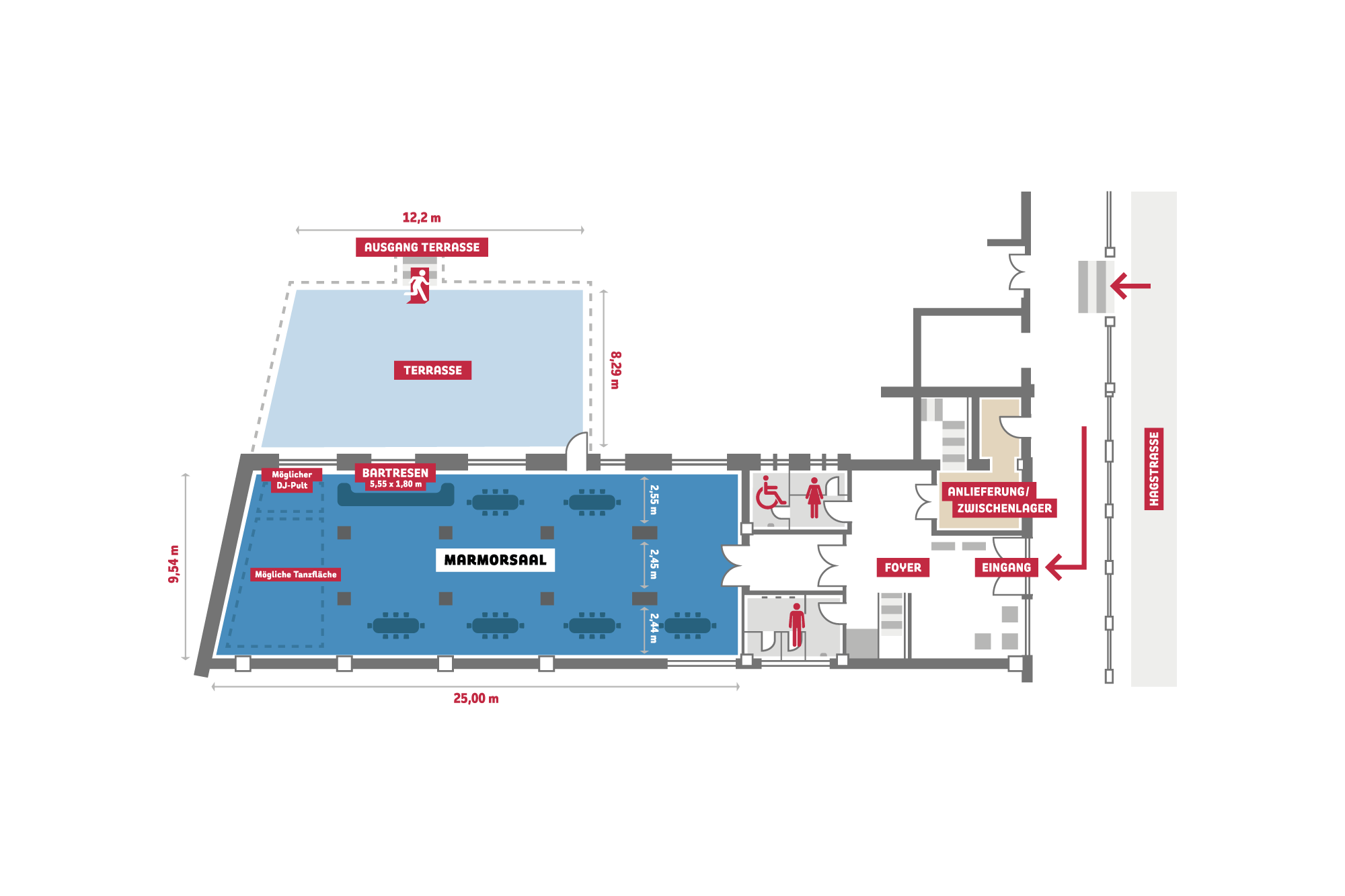 Grundriss-Marmorsaal