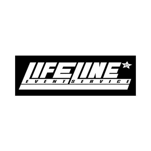 Lifeline Events Service Logo auf weißem Hintergrund