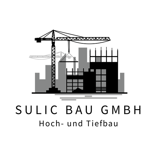 Sulic Bau GmbH Logo auf weißem Hintergrund