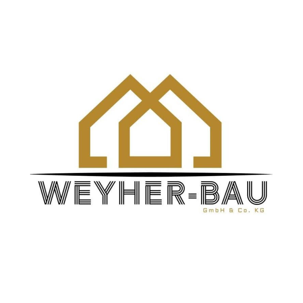 Weyher-Bau gmbH & Co. KG Logo auf weißem Hintergrund