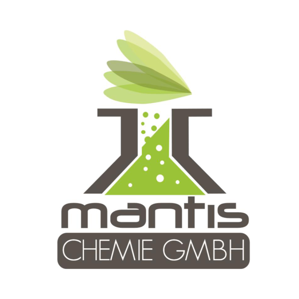 mantis Chemie GmbH Logo auf weißem Hintergrund