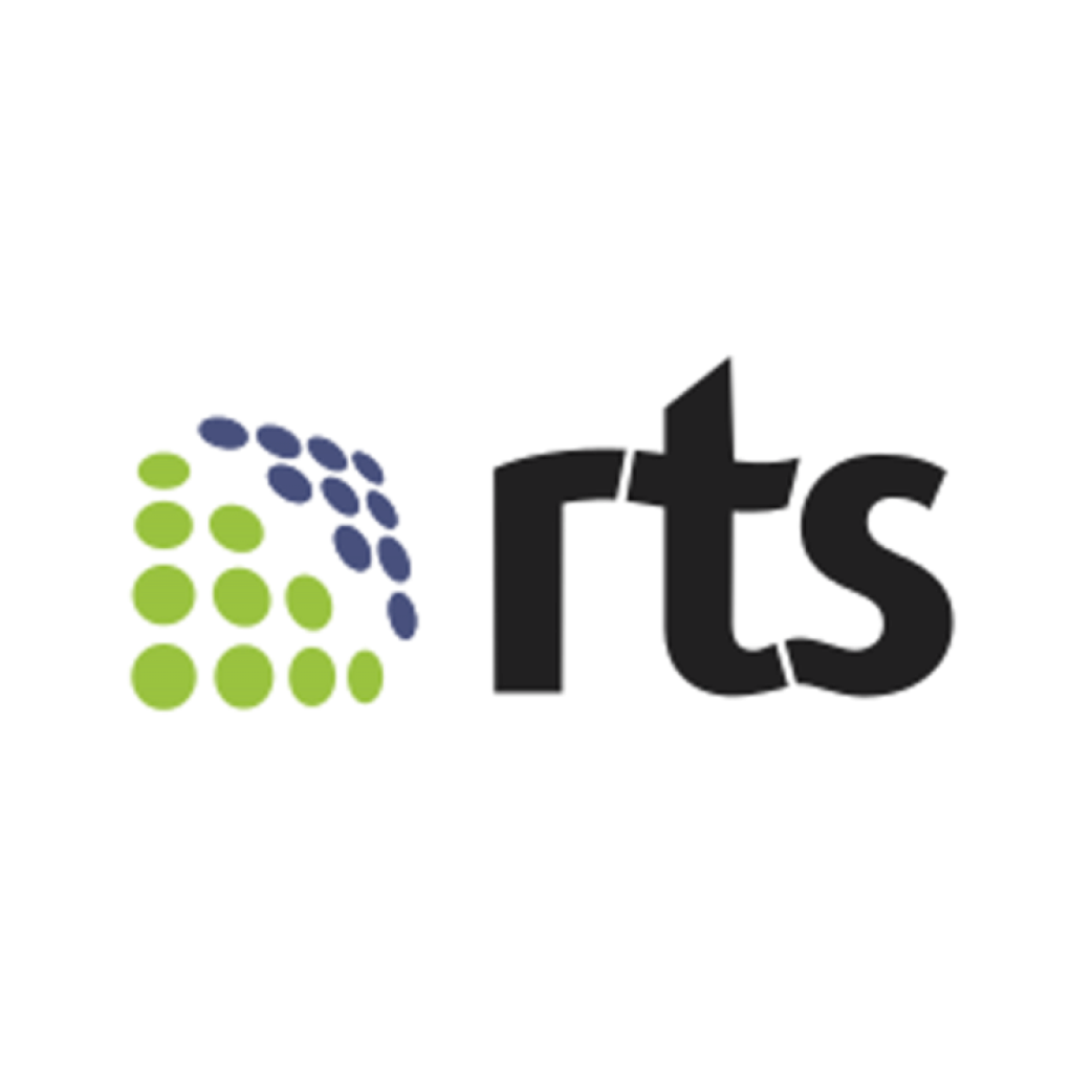 rts Logo auf weißem Hintergrund
