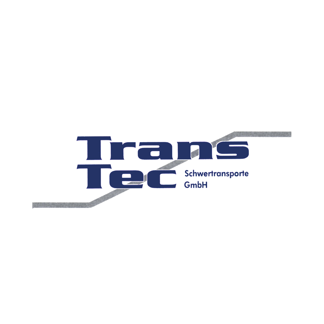 TransTec Schwertransporte GmbH Logo auf weißem Hintergrund