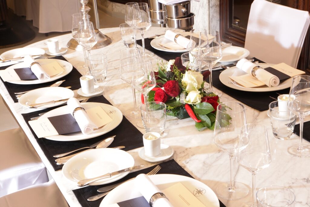 Marmorsaal Hochzeit Tischdeko