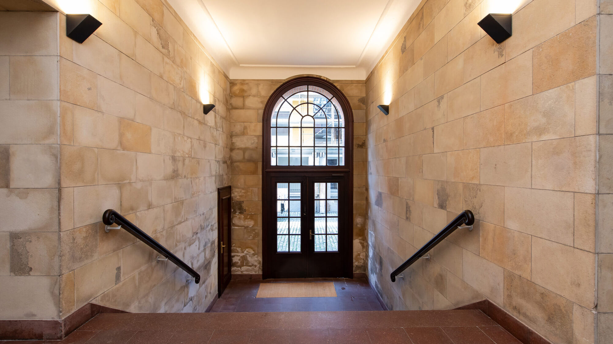 KABA-Eventhalle Eingang Treppenhaus